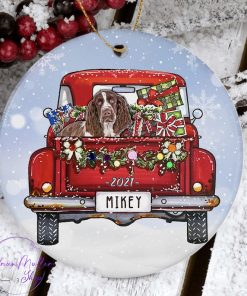 Custom Dog Truck Ornament, Custom Pet Christmas Ornaments, Custom Pet Ornament, Custom Dog Ornament, Pet Portrait Ornament, Dog Mom Gift, DL
