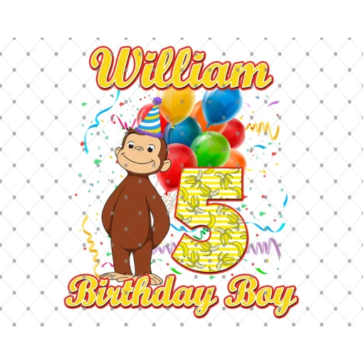 William's 5th Birthday with Curious George