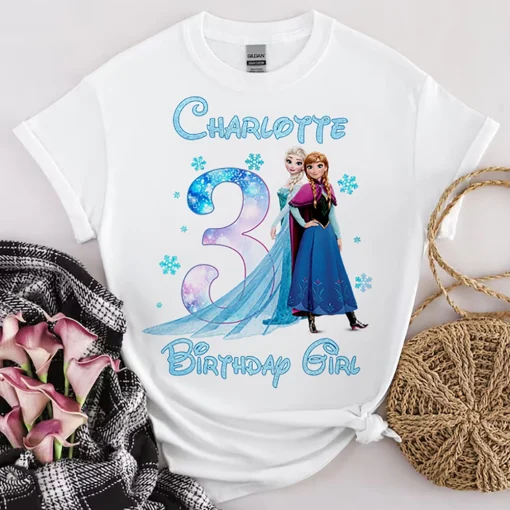 Personalized Frozen Birthday Shirt Elsa Birthday Shirt Family