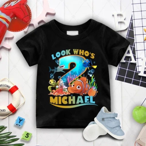 Personalized Finding Nemo Birthday Shirt