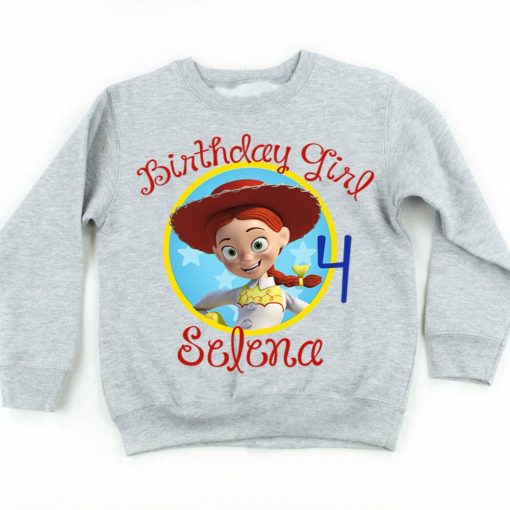 Personalized Toy Story Birthday Girl Shirt Tee Family Gift Idea