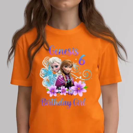 Personalized Frozen Birthday Shirt Add Any Name and Age