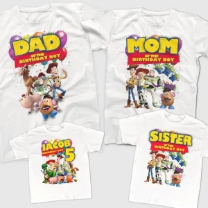 Personalized Toy Story Birthday Boy Shirt Gift for Son