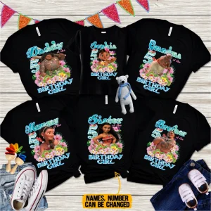 Personalized Moana Family Matching Shirt Demi Dad Shirt