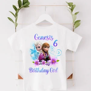 Personalized Frozen Birthday Shirt Add Any Name and Age