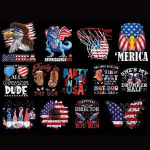 4th of july png sublimation bundle Patriotic USA png