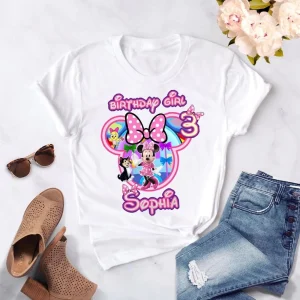 Personalized Minnie Mouse 3rd Birthday Shirt