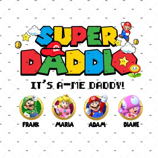 Mario It is a-me, Daddy! Digital File