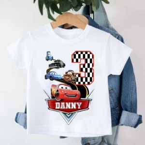 Disney Cars Birthday Shirt with Matching Family Shirts Available