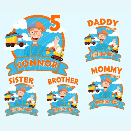 Blippi's Birthday Bash: A Joyous Celebration for Connor's 5th Year - Family Edition