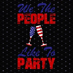 4th of July Party Time Png