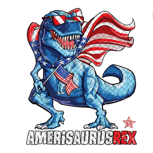 Dinosaur 4th of July Kids Boys Men Amerisaurus T Rex Funny Png - Instant Download - PNG Printable - Digital Print Design