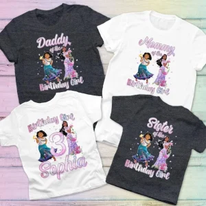 Personalized Encanto Birthday Party Shirt For 3rd Birthday Shirt