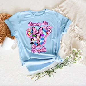 Personalized Minnie Mouse 3rd Birthday Shirt