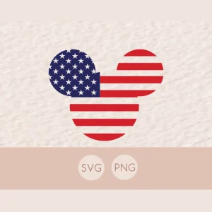 Mickey Mouse 4th of July SVG Cut File