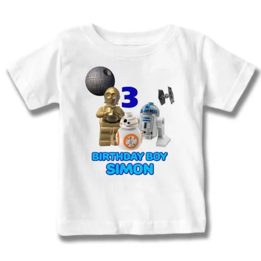 Personalized Star Wars Birthday Shirt Custom Name And Age