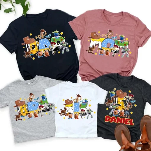 Personalized Disney Family Toy Story Birthday Shirt Buzz lightyear