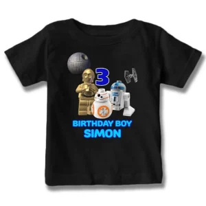 Personalized Star Wars Birthday Shirt Custom Name And Age