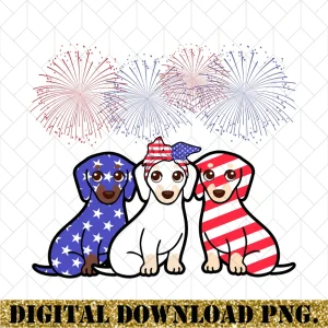 Corgi-licious 4th of July Celebration: Cute Corgi American PNG