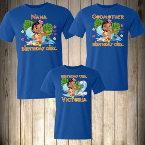 Custom Disney Moana Birthday Shirt Birthday Girl