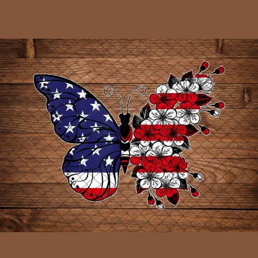 Butterfly 4th Of July png