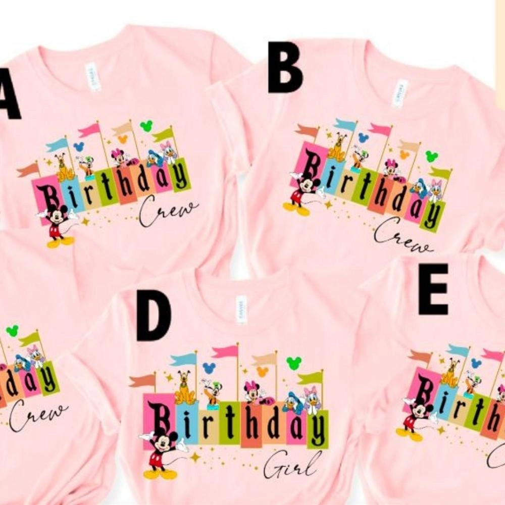 Personalized Disney Birthday Shirt Mickey And Friend For Girl Tcustom 8222