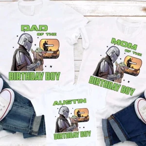 Personalized Star Wars Birthday Shirt forBoy and Girl Tee