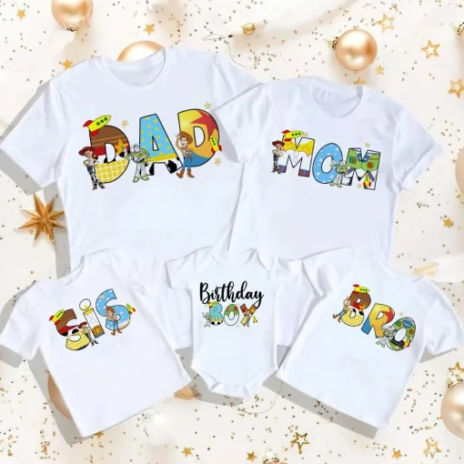 Personalized Toy Story 1st Birthday Shirt Family Matching