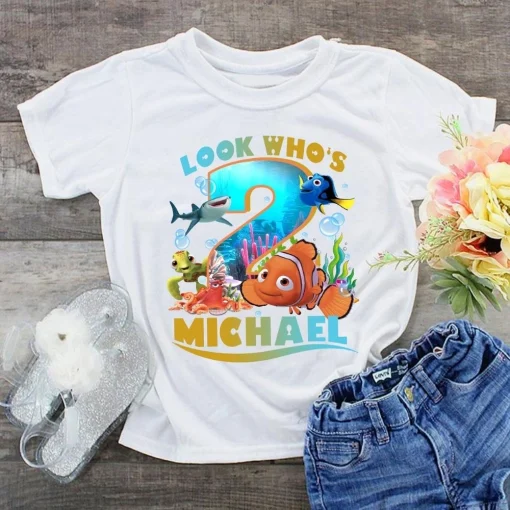 Personalized Finding Nemo Birthday Shirt