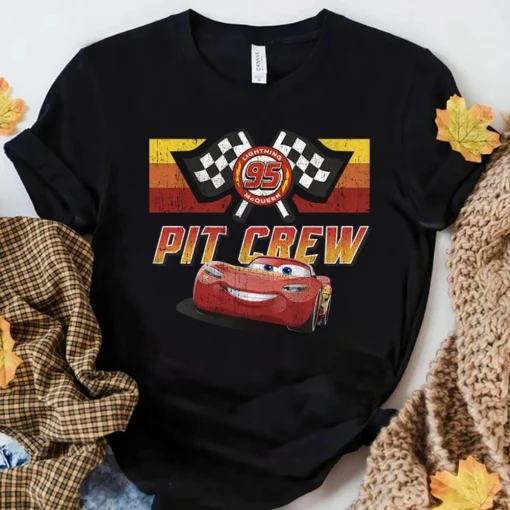 Lightning McQueen Disney Pixar Cars Birthday Shirt