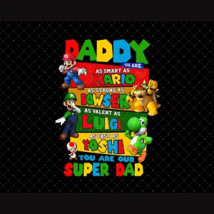 Super Dad's Mario Adventure: Digital Files for Fun-Filled Family Bonding