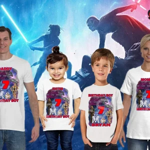Family Matching Star Wars Birthday Shirt Star Wars Theme Party
