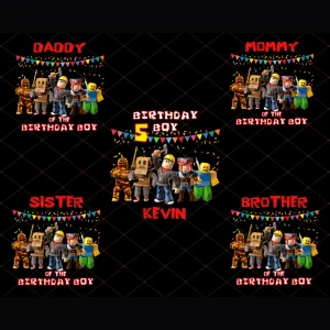 Roblox Kevin's 5th Birthday Celebration Digital Files