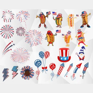 Independence Day PNG Mega Bundle