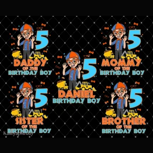 Blippi's Fun-filled Digital Files: Family Congratulations for Daniel's 5th Birthday