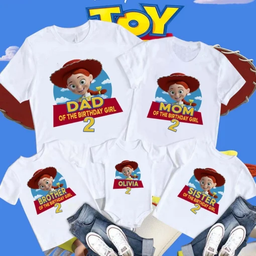 Personalized Jessie Toy Story Birthday Shirt Custom Name And Age