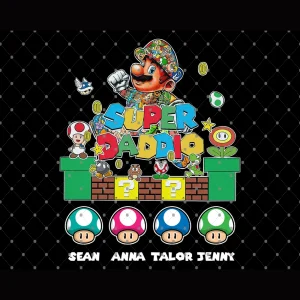 Super Daddio Mario: Digital Father's Day Present