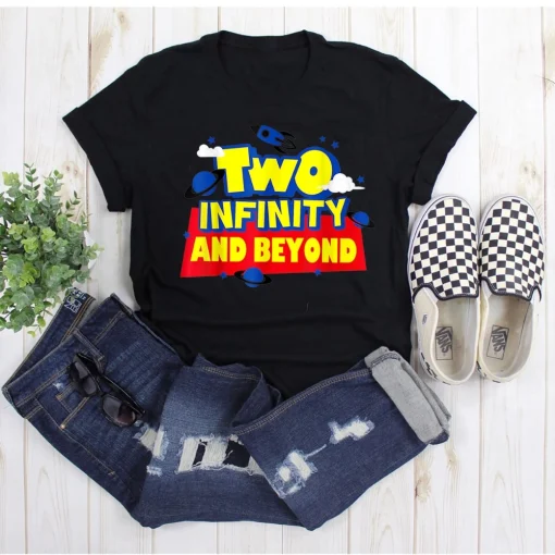 Toy Story Birthday Shirt Two Infinity and Beyond For Birthday Boys