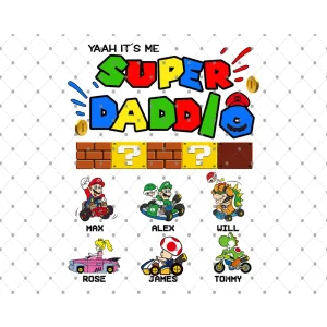 Mario Super Daddio: Digital Father's Day Keepsake