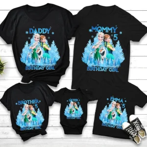 Frozen Birthday Shirt Elsa Birthday Girl Gift