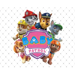 Paw Patrol Congratulations Baby of the Birthday Digital File