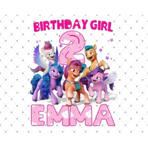 My Little Pony: Emma's 2nd Birthday Celebration Digital File