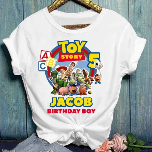 Personalized Toy Story Birthday Shirt Disneyland Family Matching
