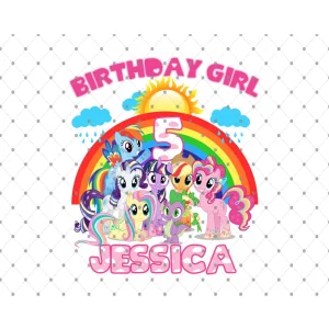 My Little Pony: Jessica's 5th Birthday Celebration Digital Files