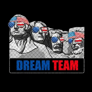 Dream Team USA Presidents Independence Day 4th Of July Patriotic Png Digital Download