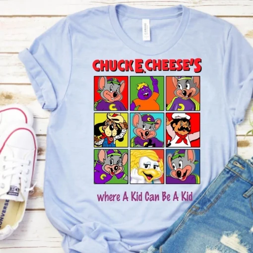 Funny Chuck E Cheese Birthday Party Shirt