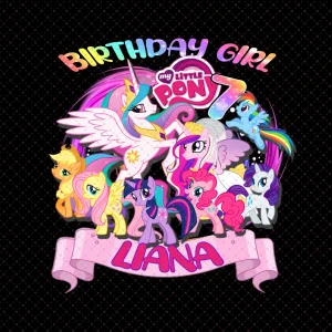 My Little Pony: Liana's 7th Birthday Celebration Digital Files