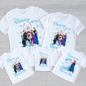 Custom Frozen Birthday Shirt Elsa and Frozen Family Party