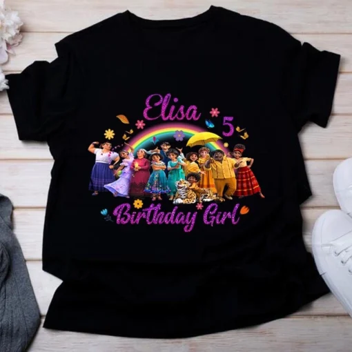 Personalized Encanto Birthday Shirt For Lovely Girls