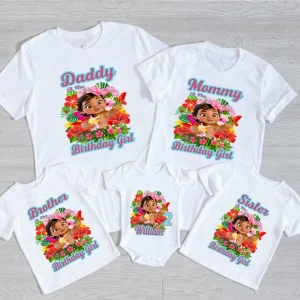 Moana Birthday Shirt For 2nd Birthday Girls